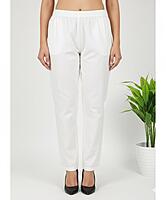 Cotton Straight Pant White
