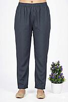 Cotton Straight Pant Blue