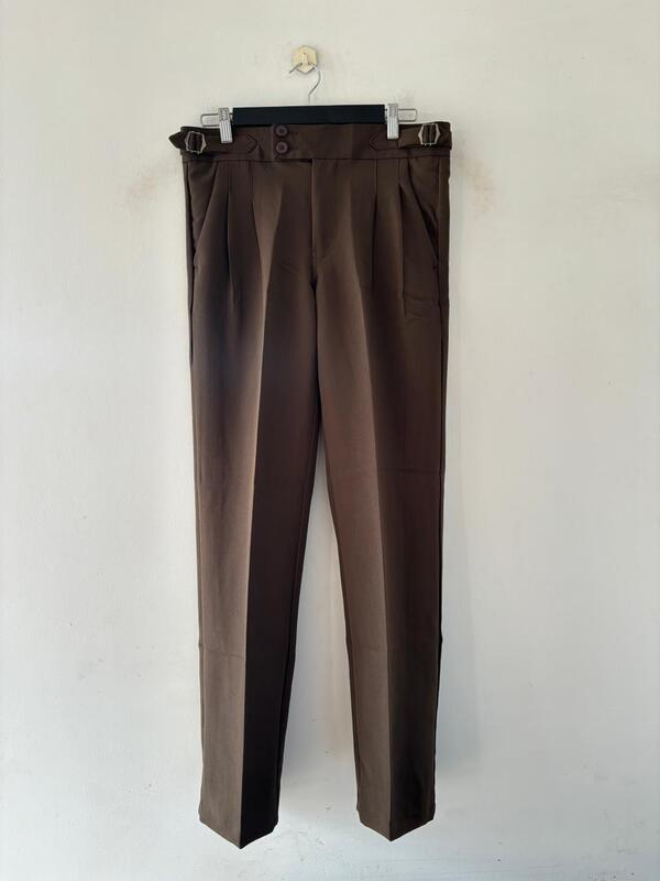 Mocha Alloy gurkha pant