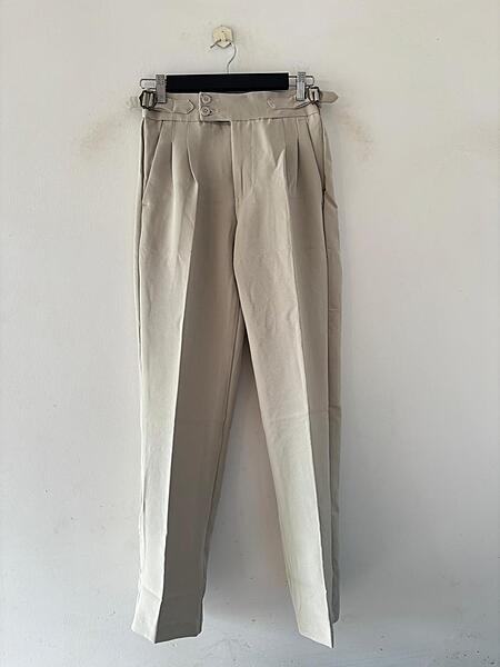 Cream flint gurkha pant