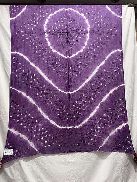 Kala Sanskruti Magenta & White – Color Cotton Bandhani Dupatta – 2.5M – Elegant Traditional Wear Dupatta for Women