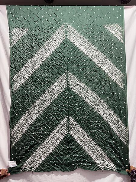 Kala Sanskruti All Over KakCh Color Cotton Bandhani Kurti Material 3 M Elegant Traditional Kurti Cotton Satin Fabric for Women