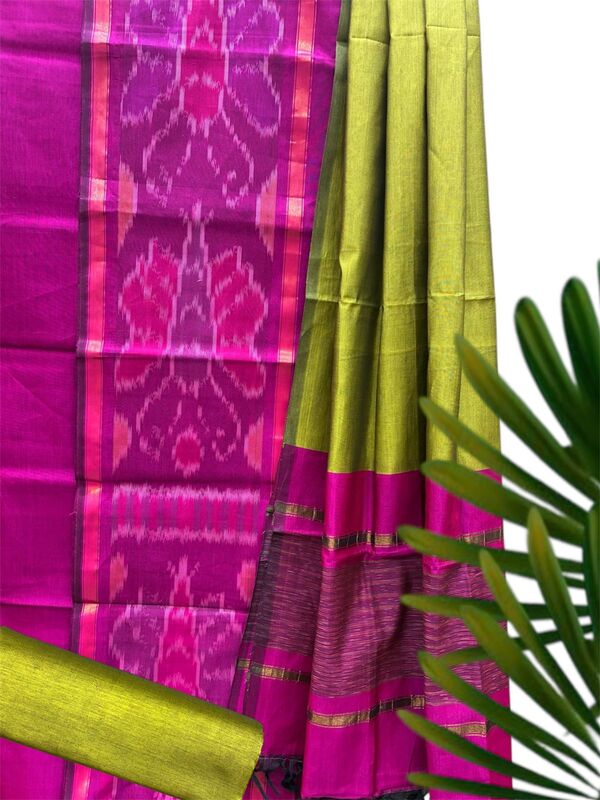 Silk Cotton Pochampally Suit Set #2
