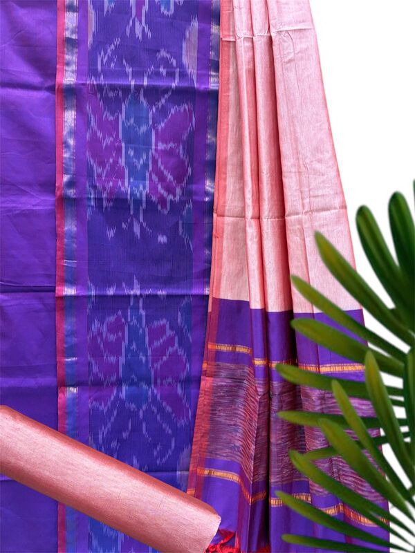 Silk Cotton Pochampally Suit Set #7