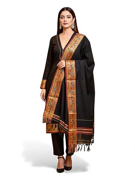 Mangalgiri Cotton  Paithni Suit Set #3