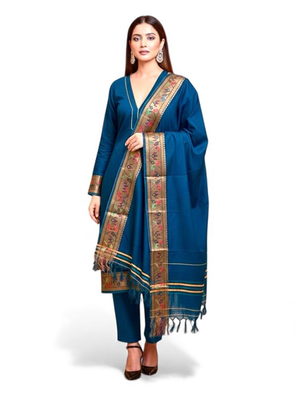 Mangalgiri Cotton  Paithni Suit Set #4