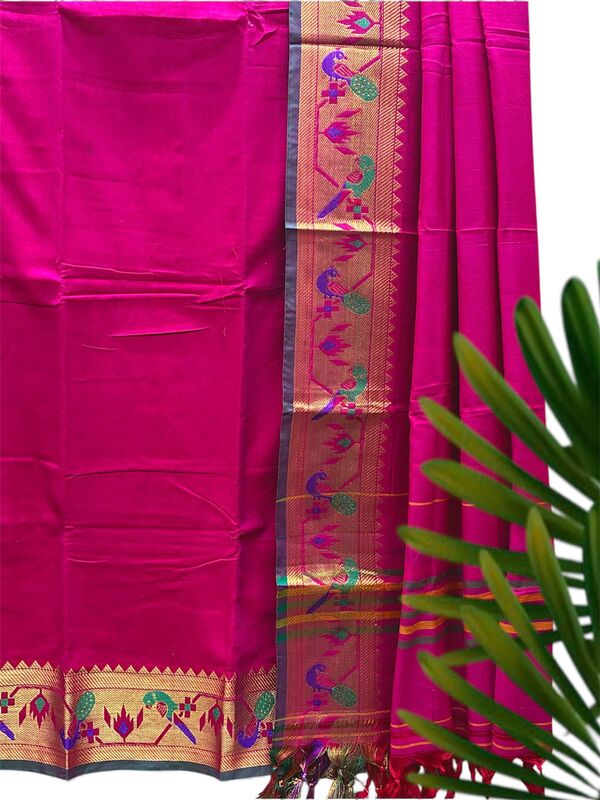 Mangalgiri Cotton  Paithni Suit Set #2