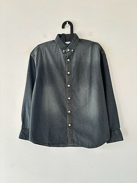 Dusty charcoal denim shirt