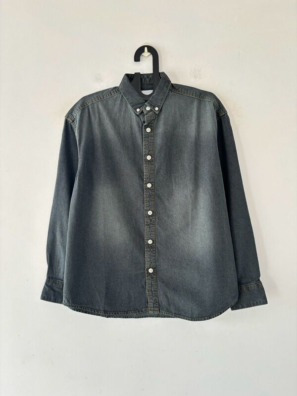 Dusty charcoal denim shirt