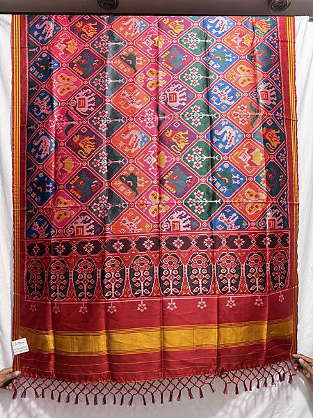 Kala Sanskruti Multi & Red Color Art Silk Bandhani Dupatta 2.5 M Elegant Traditional Wear Unique Dupatta for Women