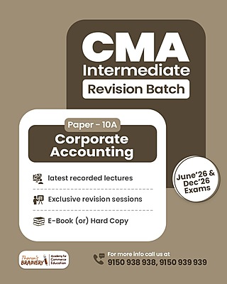CMA Intermediate - Corporate Accounting - Revision Batch