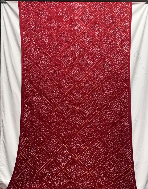 Kala Sanskruti All Over Red Color Pure Gaji Silk Bandhani Saree 6.5M with Blouse Piece Elegant Traditional Wear Saree for Women