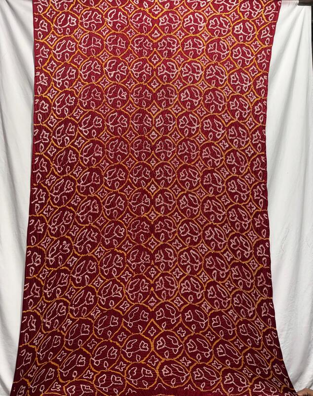 Kala Sanskruti All Over Red Color Pure Gaji Silk Bandhani Saree 6.5M with Blouse Piece Elegant Traditional Wear Saree for Women