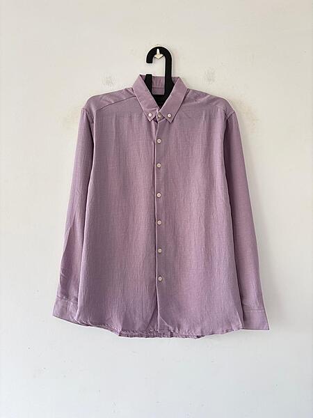 Lilac mist linen shirt