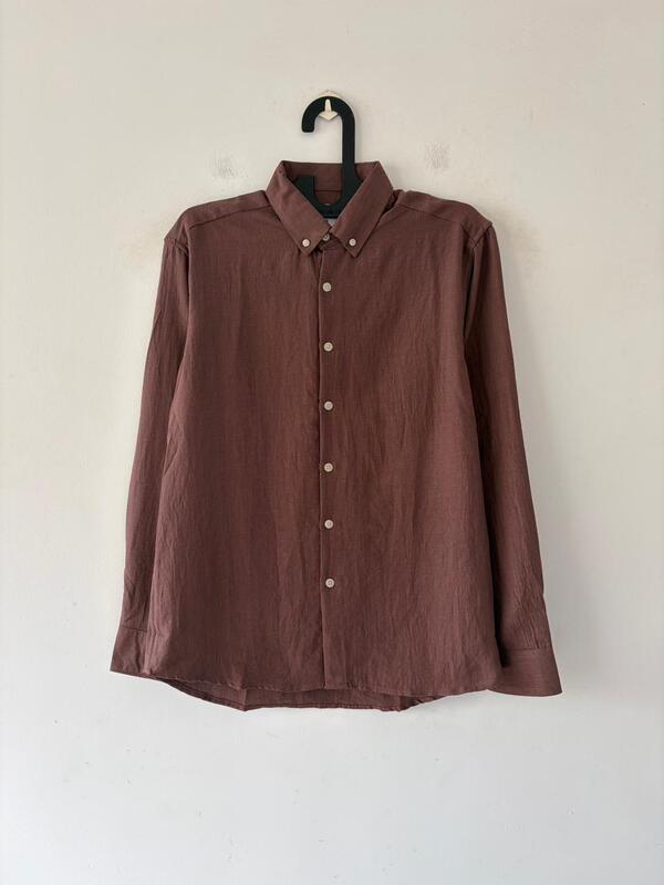 Woody brown linen shirt