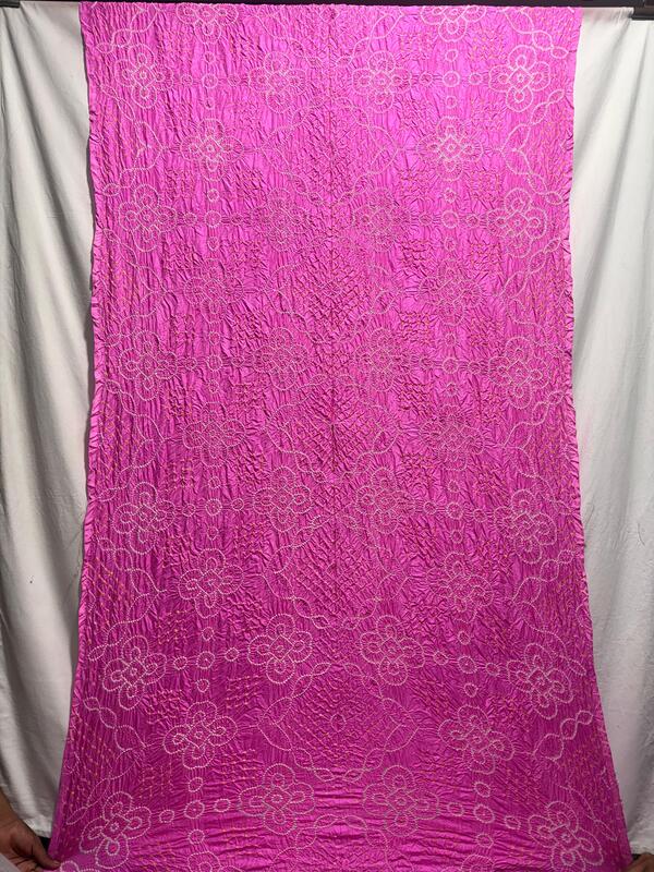 Kala Sanskruti All Over Light Pink Color Pure Silk Bandhani Saree 6.5M with Blouse Piece Elegant Traditional Wear Unique Saree for Women