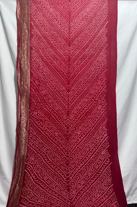 Kala Sanskruti All Over Red Color Pure Banarasi Saree 6.5M Elegant Traditional Wear Graceful Pure Banarasi Saree Handcrafted Artistry for Woman