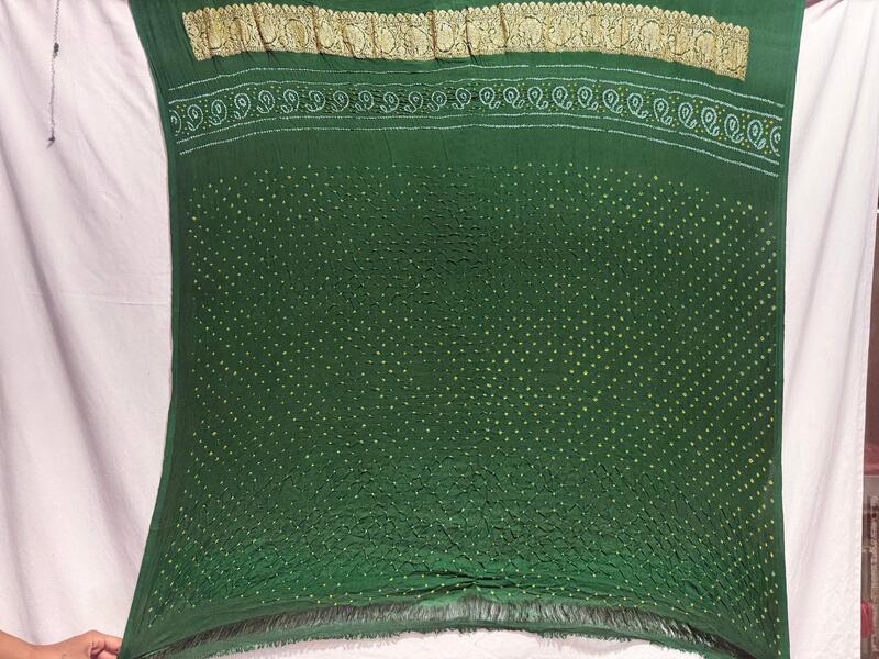 Kala Sanskruti All Over Green Color Pure Banarasi Saree 6.5M Elegant Traditional Wear Graceful Pure Banarasi Saree Handcrafted Artistry for Woman