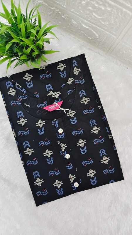 Viscose Rayon Floral Printed Kurti 23