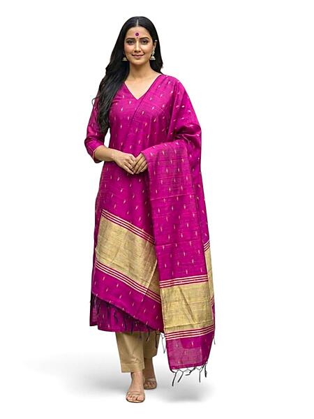 Semi Silk Dobby Booty Suit Set #6