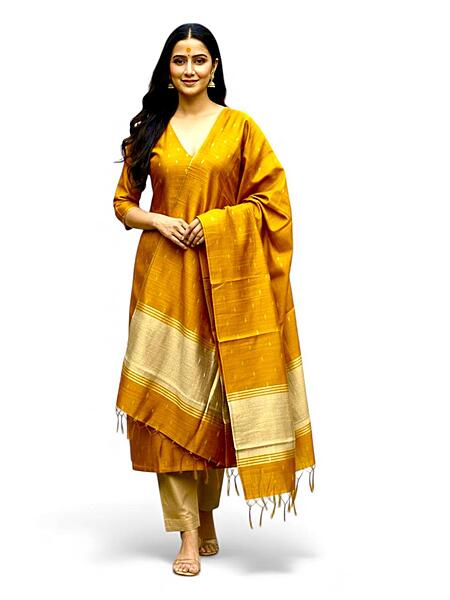 Semi Silk Dobby Booty Suit Set #3