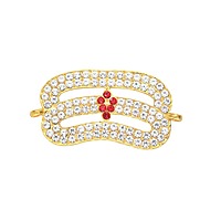 Gold Plated Vibuthi Pattai (Thiripundra) – Mahadev Forehead Tilak Strap