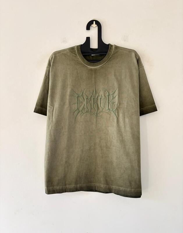 Olive faded oversized tee