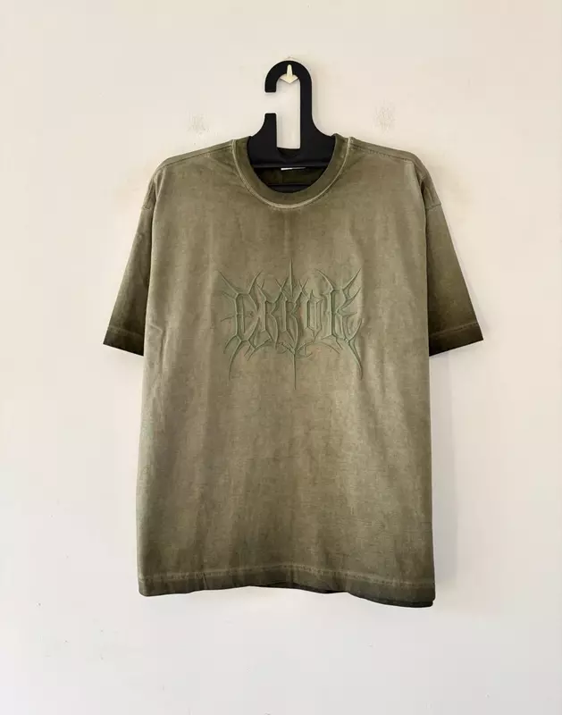 Olive faded oversized tee