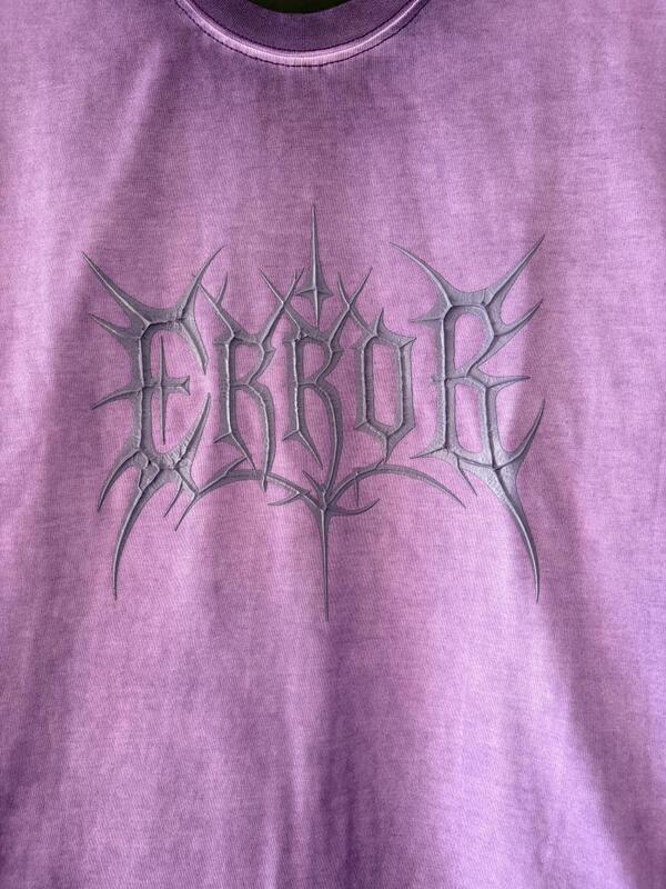 Purple faded oversized tee