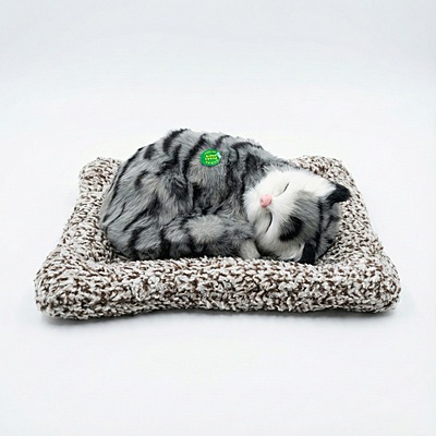 Sleeping Cute Cat for Car Dashboard and Home Decor with Activated Carbon