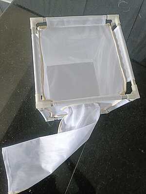 4E-M-B-606060 Eco Mesh Black Insect Cage