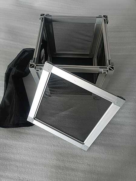 flek-AL-almin-Blk-M insect cage