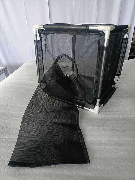 4F-M-B-202020 Fine Mesh Black Insect Rearing Cage