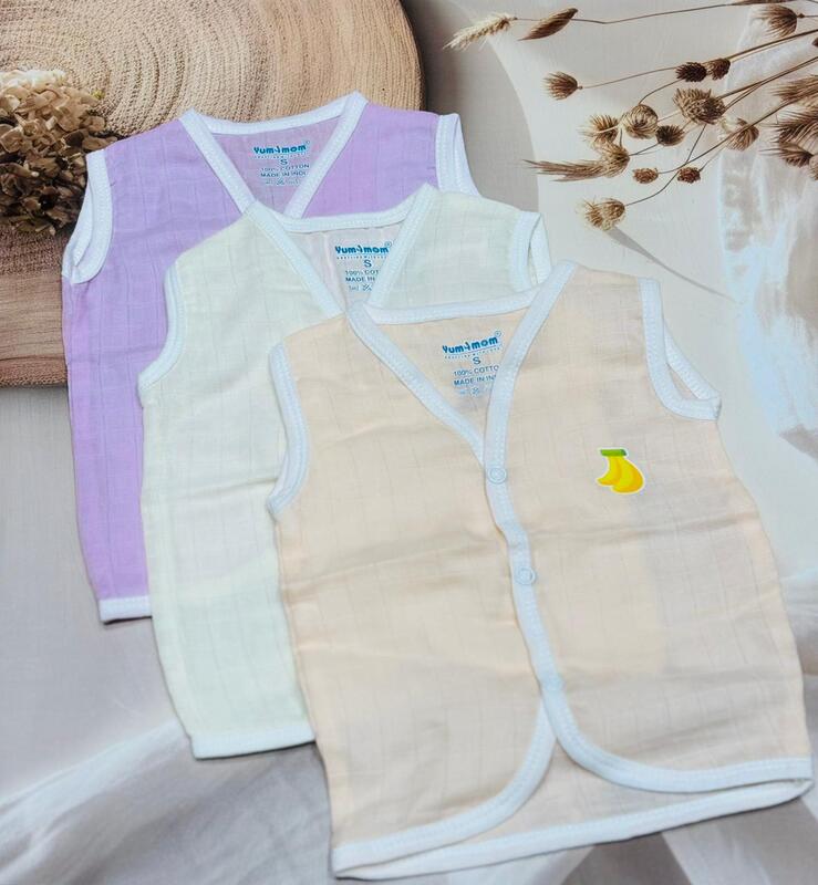 MUSLIN JABLA PACK OF 3