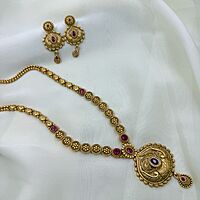TRADITIONAL GOLD FINISHING LONG HARAM