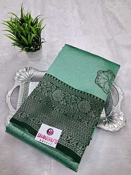 Kanchi Silver Silk Saree 3