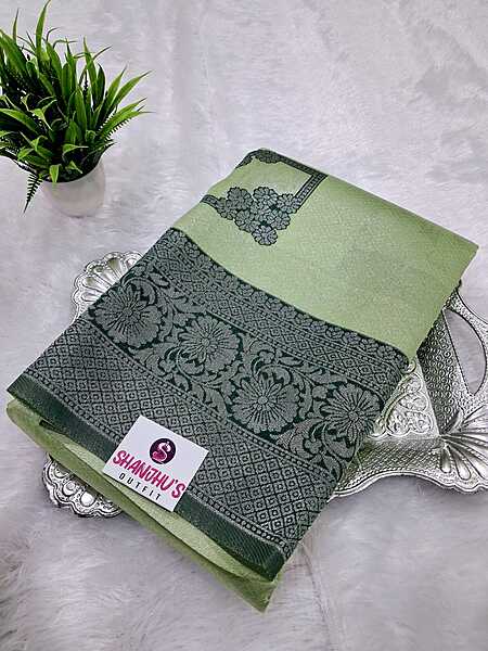 Kanchi Silver Silk Saree 10