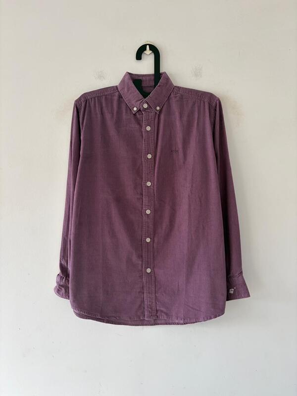 Dusty plum corduroy shirt