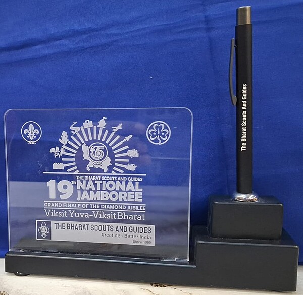 19th NJ Logo - Pen Stand with Light