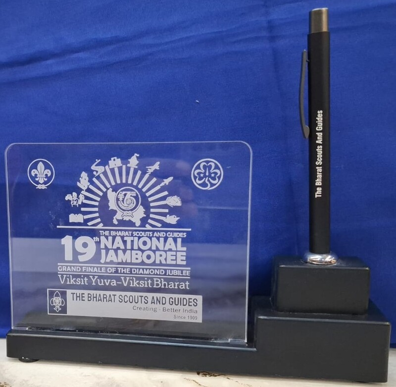 19th NJ Logo - Pen Stand with Light