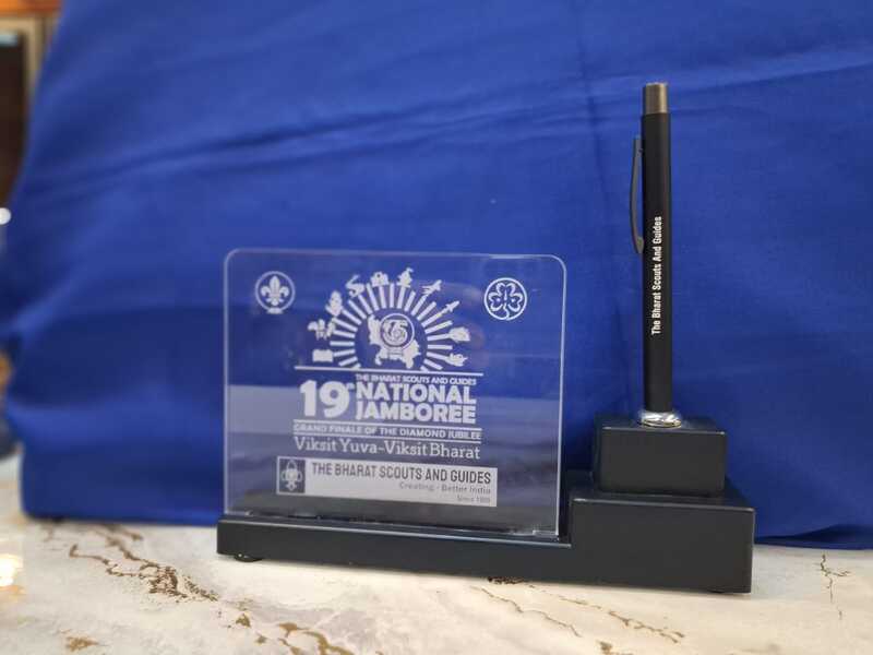 19th NJ Logo - Pen Stand with Light