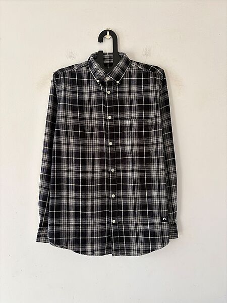 Black & Ash grey flannels