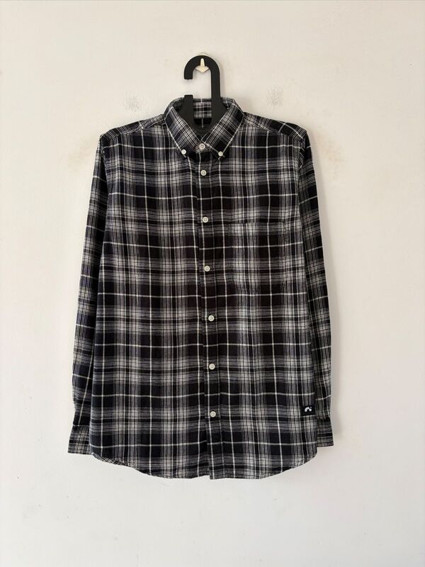Black & Ash grey flannels