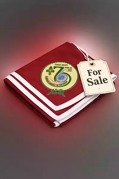 75 Year of BSG -Scarf  Printed 2pk