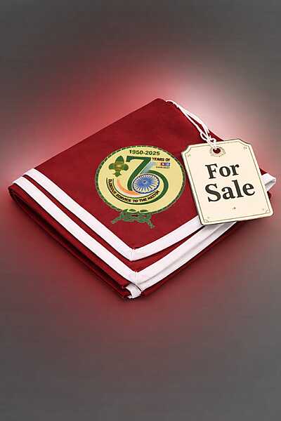 75 Year of BSG -Scarf  Printed 2pk