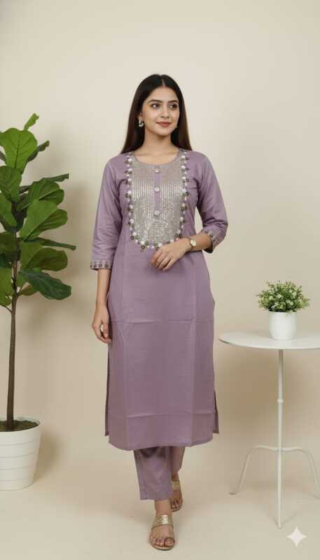 Premium Roman Silk Kurti 3