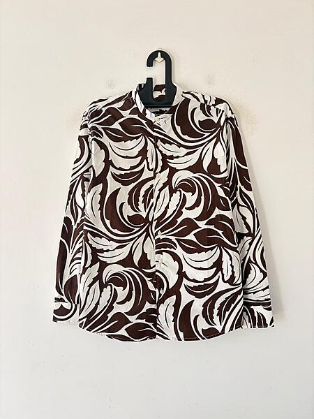 Cocoa leaf printed mandarin