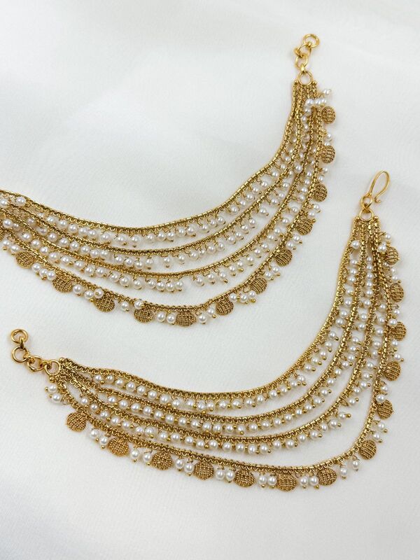 ROUND RUBY FLOWER IN LAKSHMI DOLLAR WITH LONG HARAM