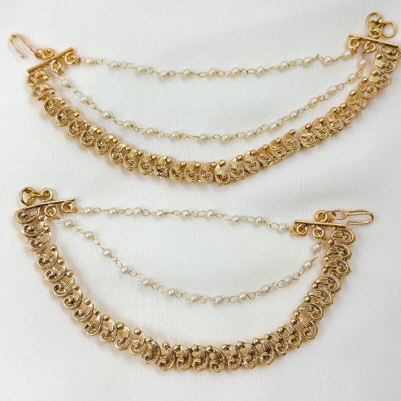 GOLD FINISHING MANGO DESIGN