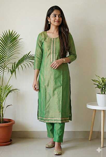 Premium Tissue Silk Kurti